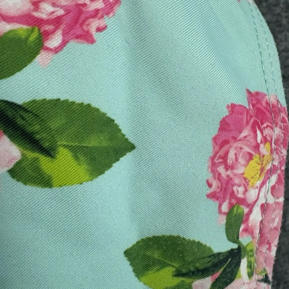Betsey Johnson Girls Swimsuit Size 5 Green Long Sleeve Zipper